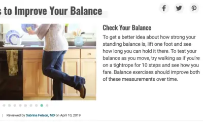 How is your balance?